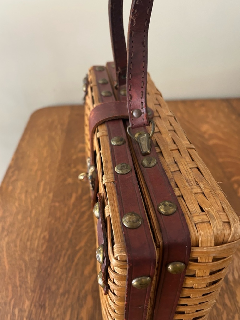 MCM Wicker Hand Bag - Picture 5 of 11